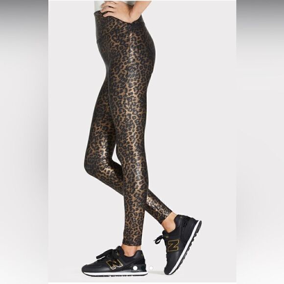 Spanx Faux Leather Leopard Legging - Picture 2 of 9